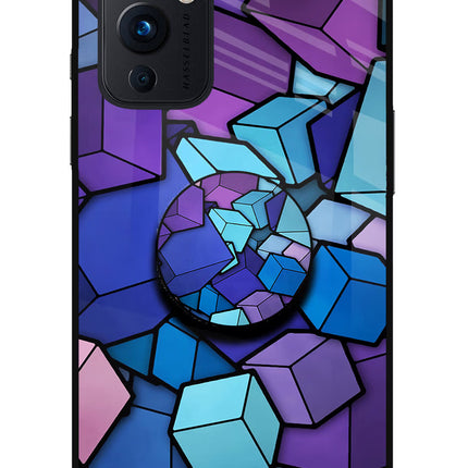 Cubic Abstract Oneplus 9 Pop Case by Casekaro