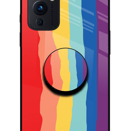 Rainbow Oneplus 9 Pop Case by Casekaro