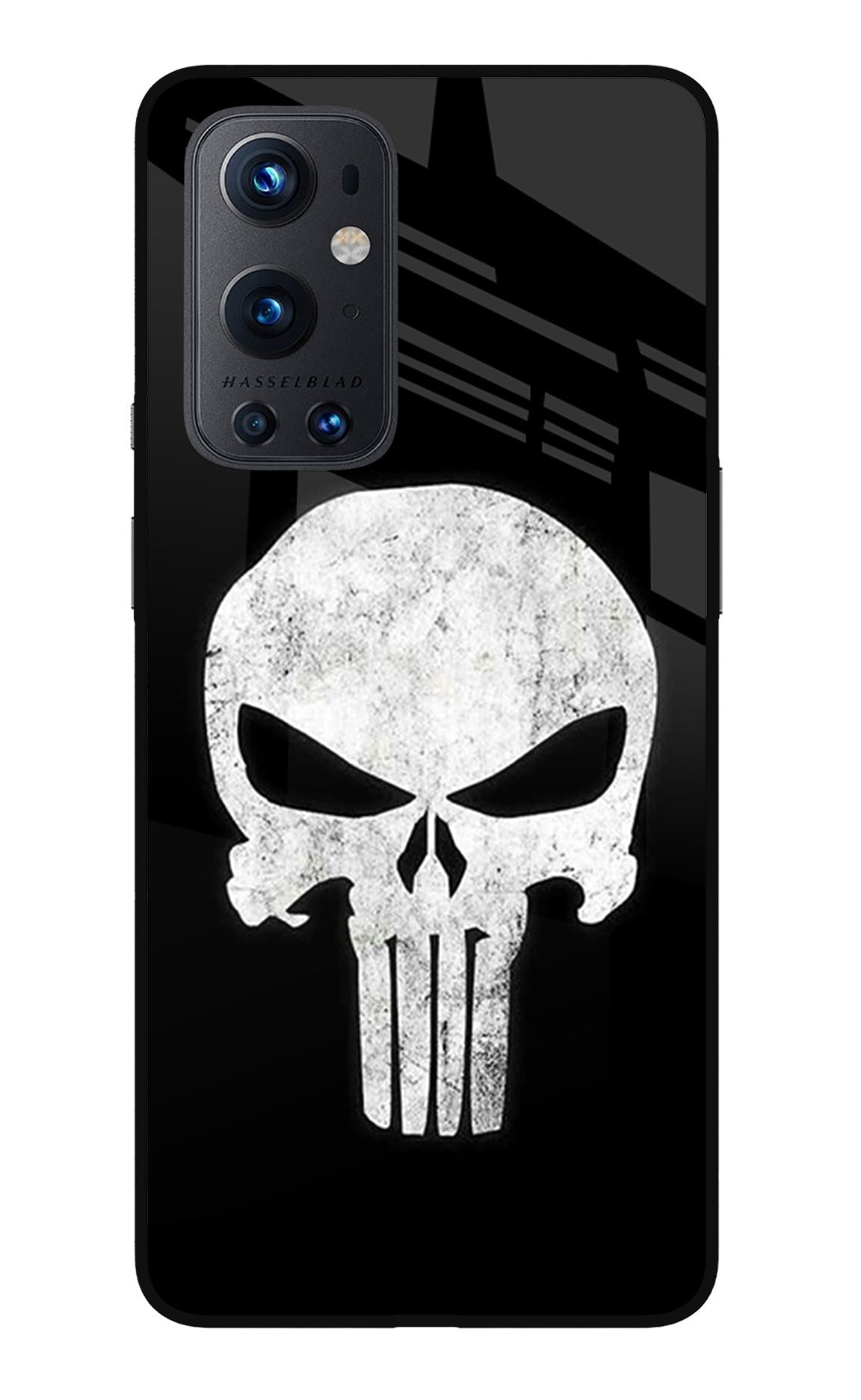 Punisher Skull Oneplus 9 Pro Glass Case