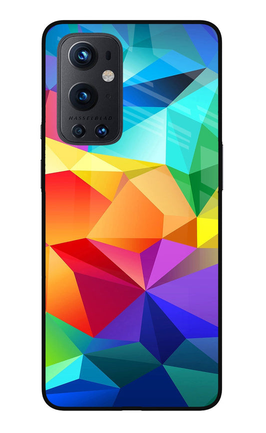 Abstract Pattern Oneplus 9 Pro Glass Case