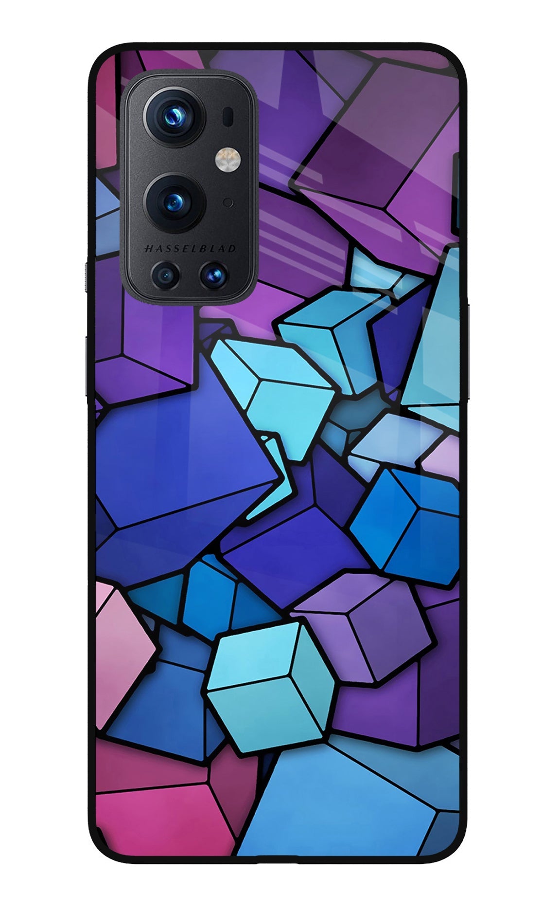 Cubic Abstract Oneplus 9 Pro Back Cover