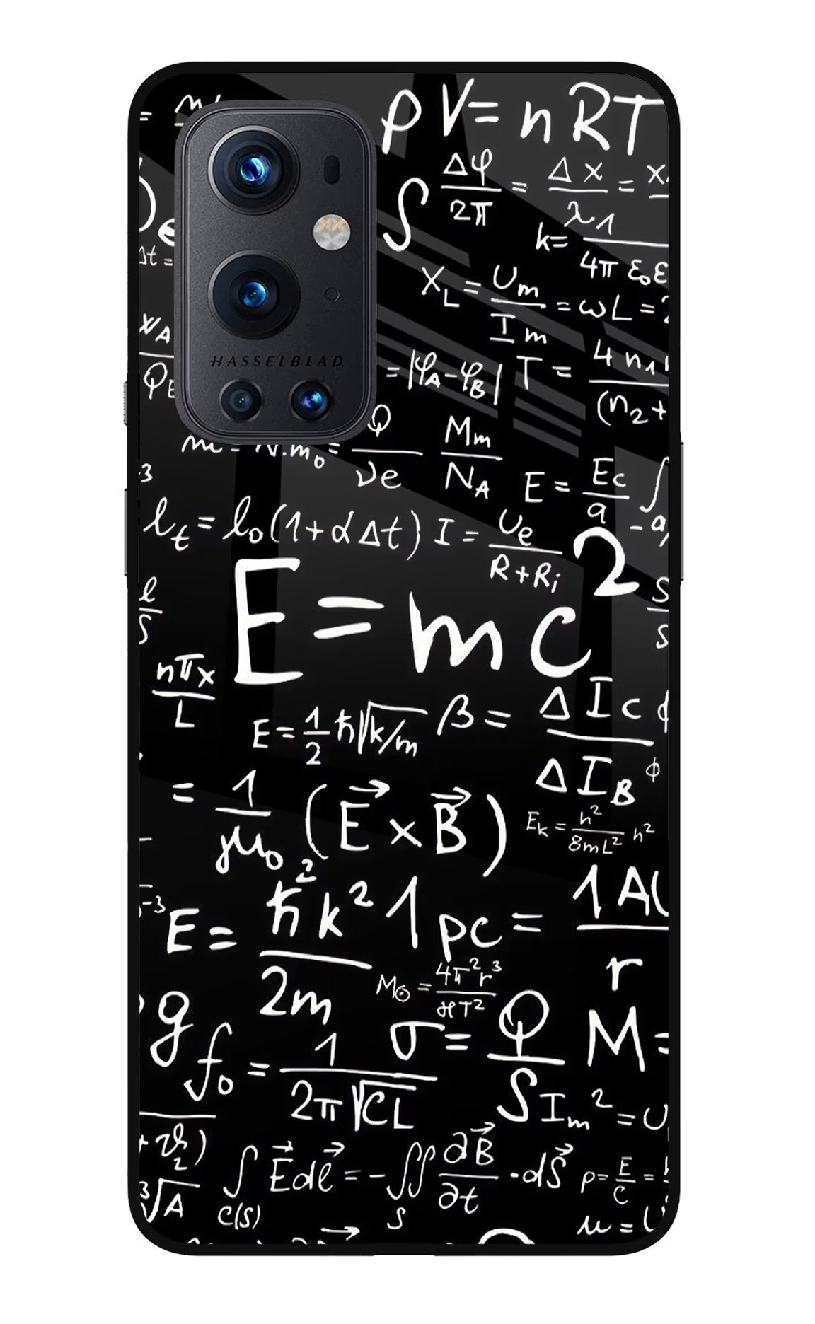 Physics Formula Oneplus 9 Pro Glass Case Back Cover by Casekaro