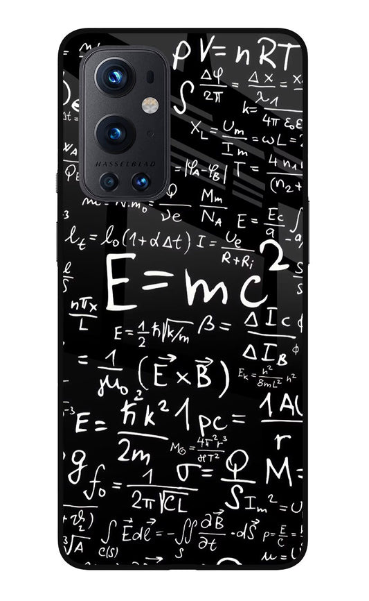 Physics Formula Oneplus 9 Pro Glass Case