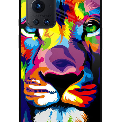 Lion Oneplus 9 Pro Glass Case