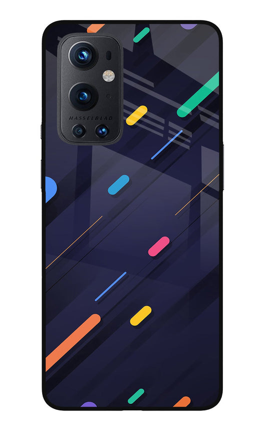 Abstract Design Oneplus 9 Pro Glass Case