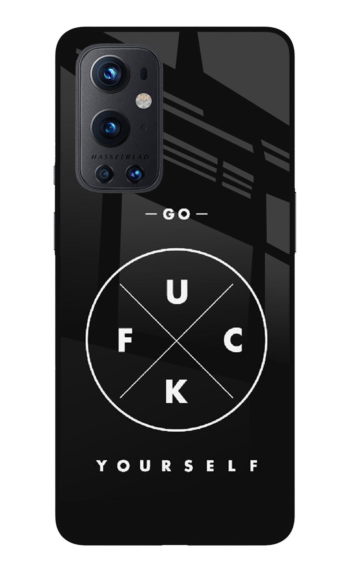 Go Fuck Yourself Oneplus 9 Pro Glass Case