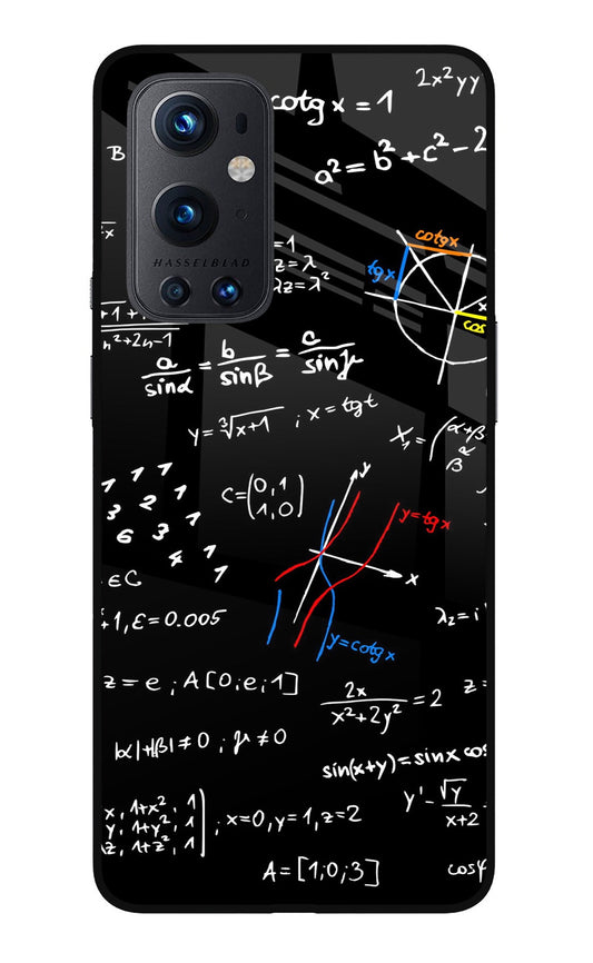 Mathematics Formula Oneplus 9 Pro Glass Case