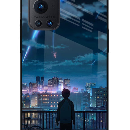 Anime Oneplus 9 Pro Glass Case Back Cover by Casekaro