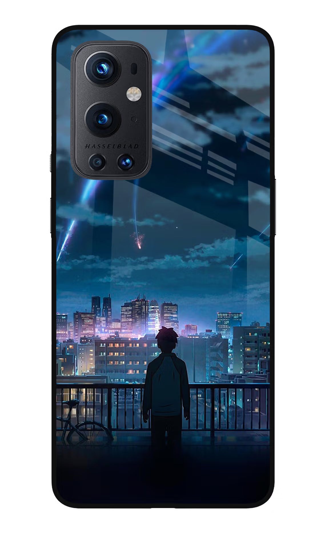 Anime Oneplus 9 Pro Glass Case Back Cover by Casekaro