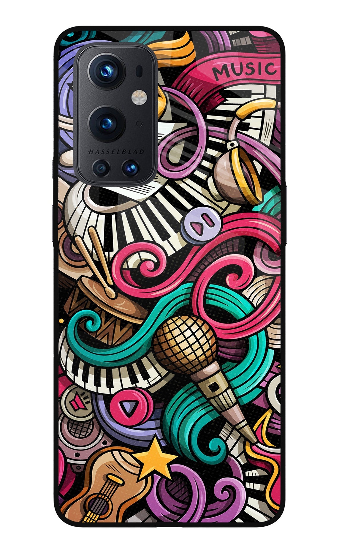 Music Abstract Oneplus 9 Pro Back Cover