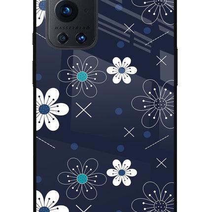 Flowers Oneplus 9 Pro Glass Case