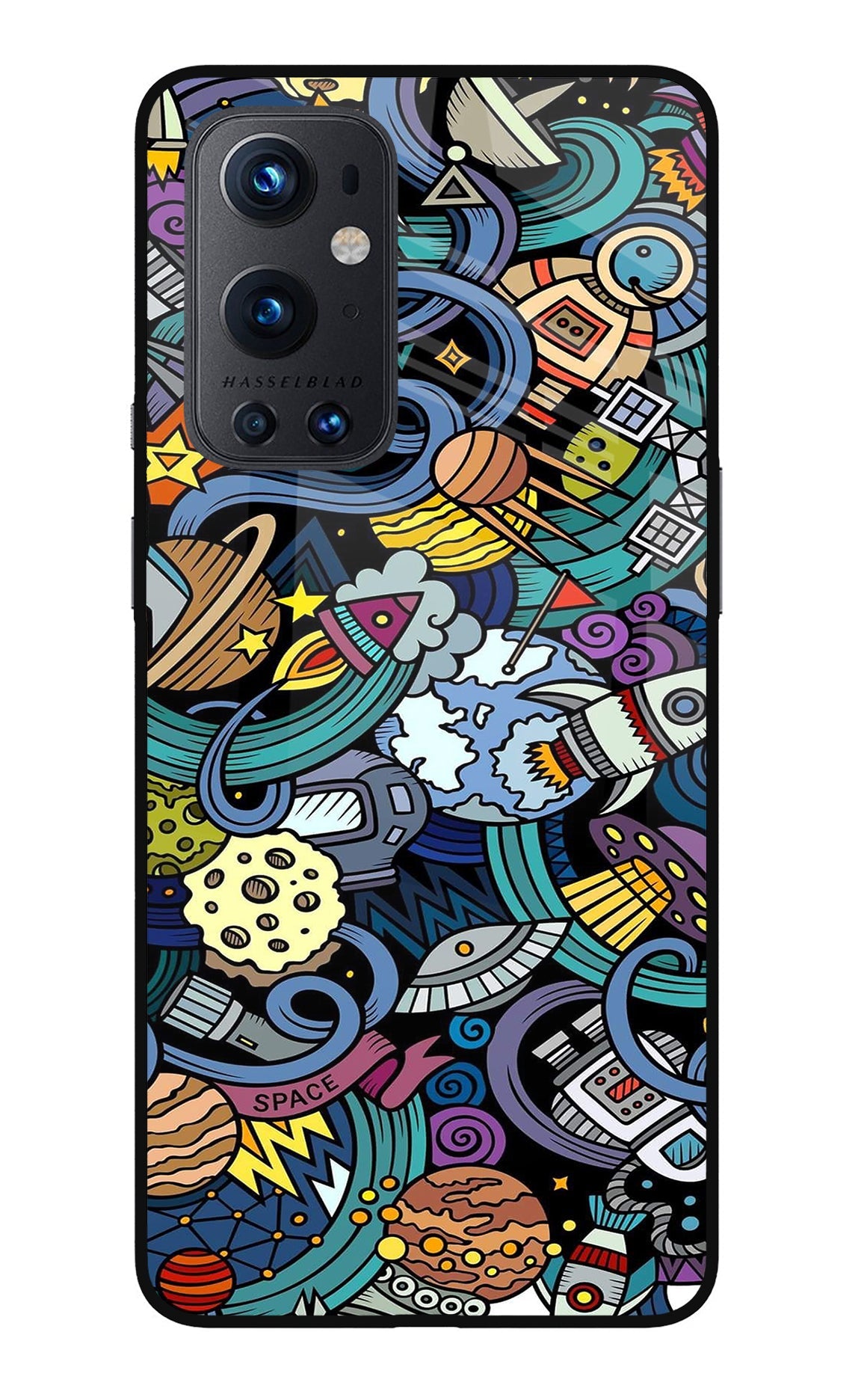 Space Abstract Oneplus 9 Pro Back Cover