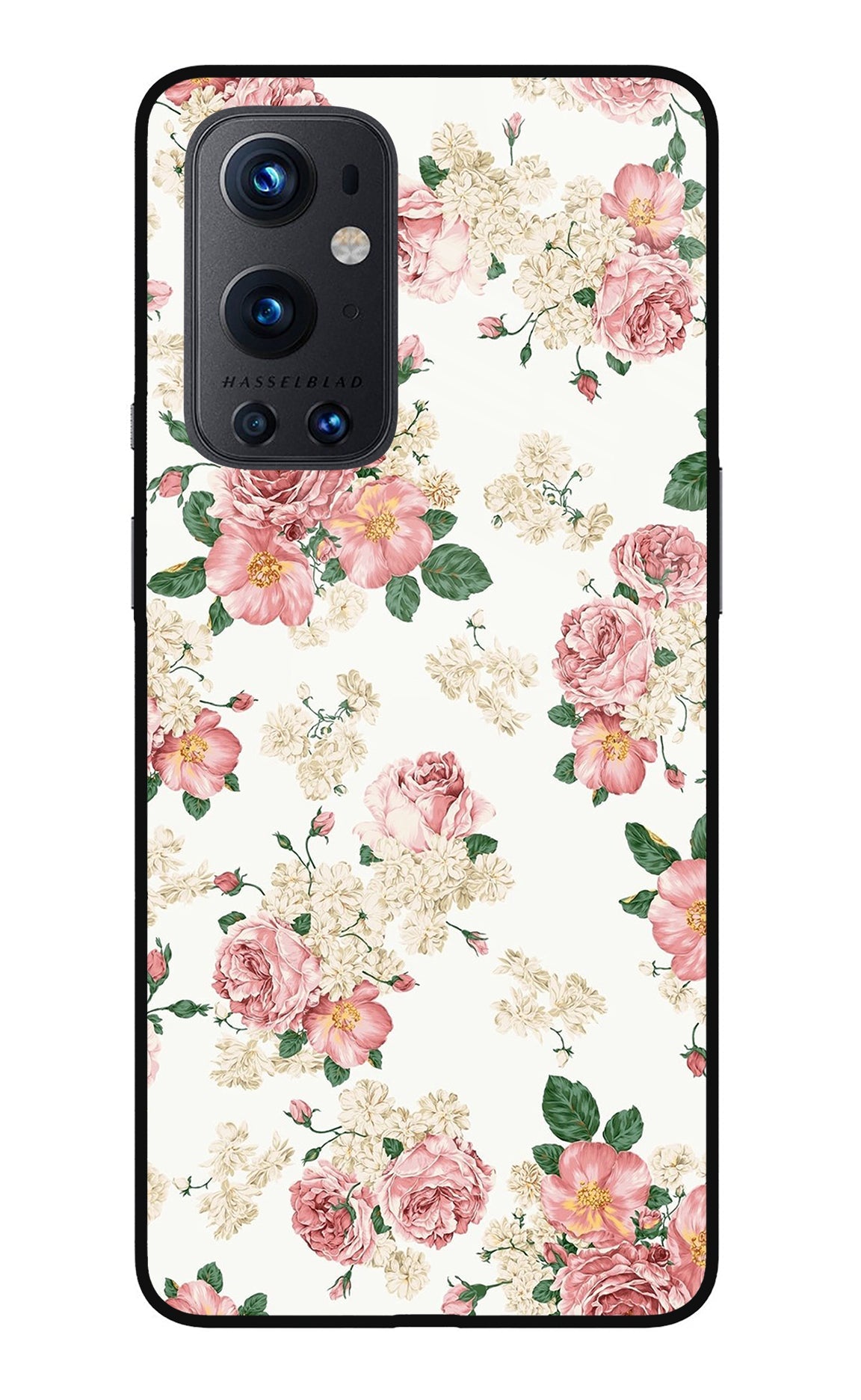 Flowers Oneplus 9 Pro Glass Case