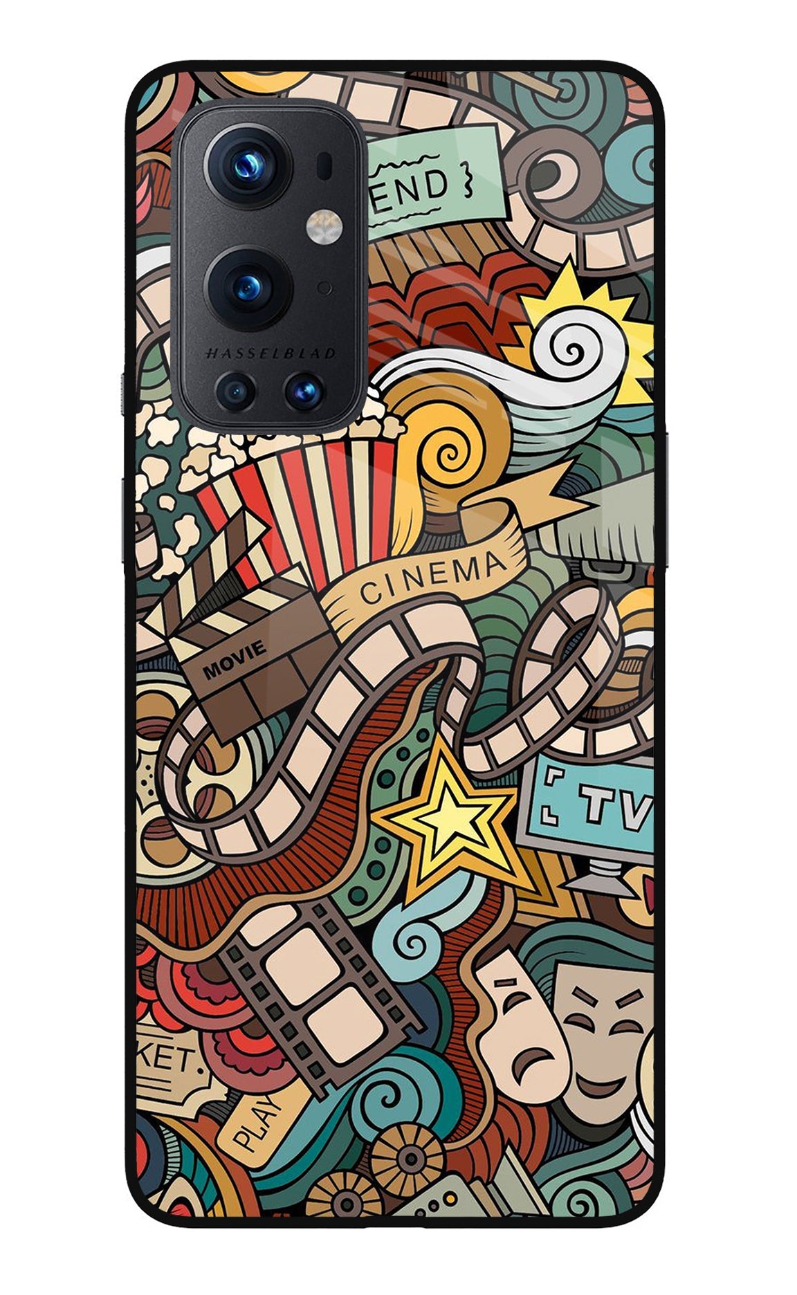 Cinema Abstract Oneplus 9 Pro Back Cover