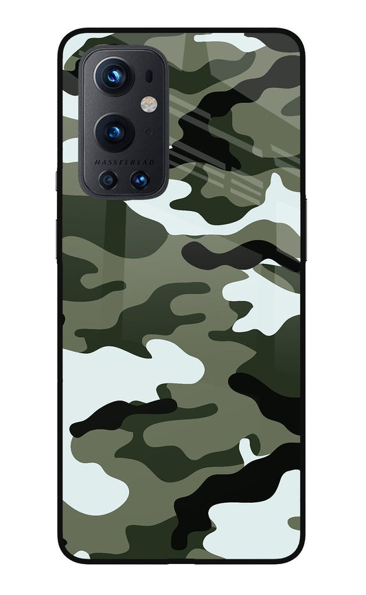 Camouflage Oneplus 9 Pro Glass Case