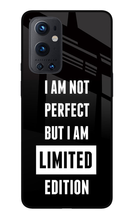 I Am Not Perfect But I Am Limited Edition Oneplus 9 Pro Glass Case