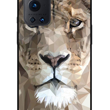 Lion Art Oneplus 9 Pro Glass Case