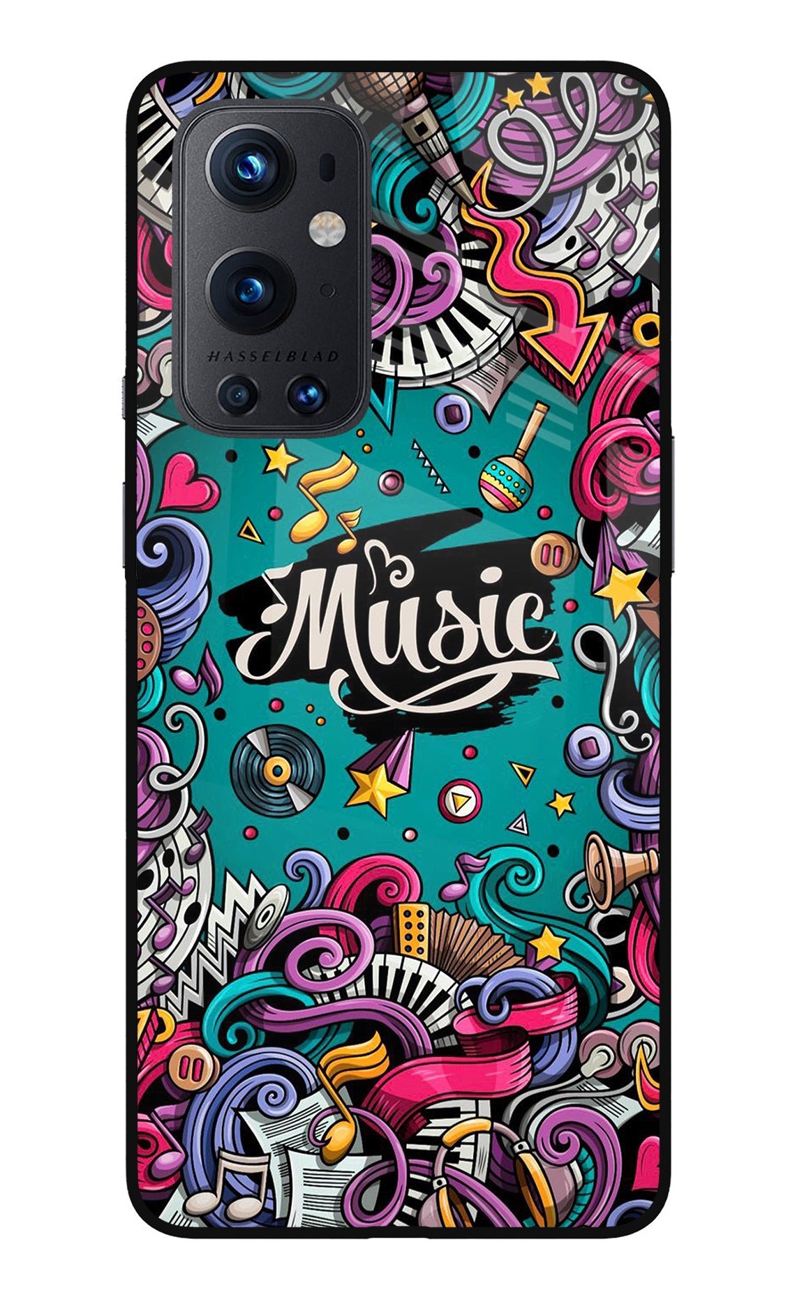 Music Graffiti Oneplus 9 Pro Back Cover