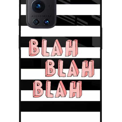 Blah Blah Blah Oneplus 9 Pro Glass Case