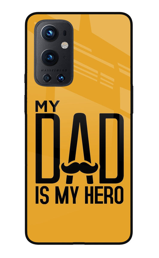 My Dad Is My Hero Oneplus 9 Pro Glass Case