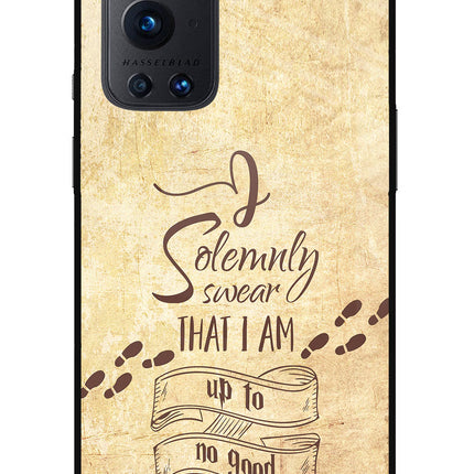 I Solemnly swear that i up to no good Oneplus 9 Pro Glass Case
