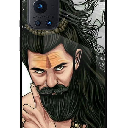 Mahadev Oneplus 9 Pro Glass Case Back Cover by Casekaro