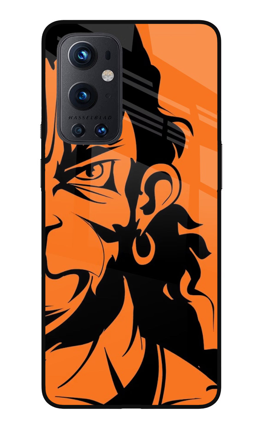 Hanuman Oneplus 9 Pro Back Cover, Glass case