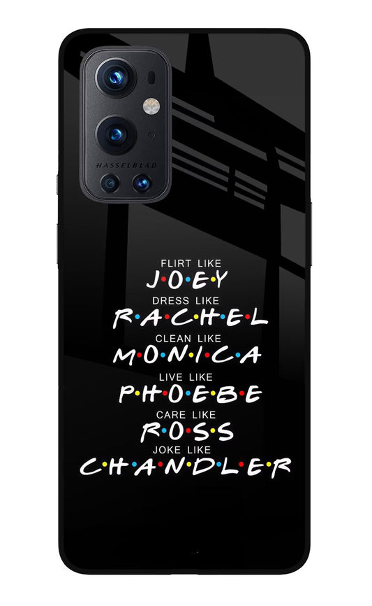 FRIENDS Character Oneplus 9 Pro Glass Case