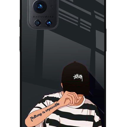 Aesthetic Boy Oneplus 9 Pro Glass Case