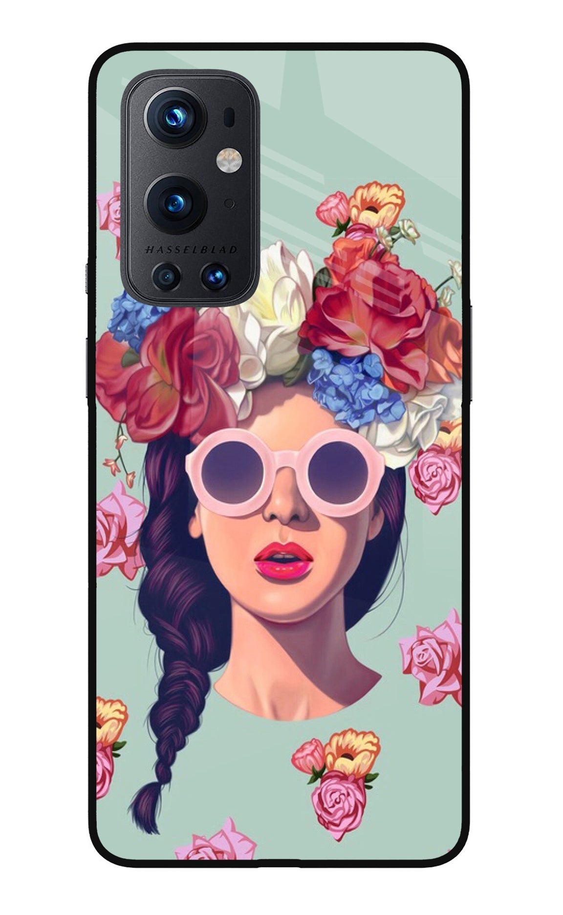 Pretty Girl Oneplus 9 Pro Glass Case