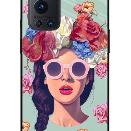 Pretty Girl Oneplus 9 Pro Glass Case