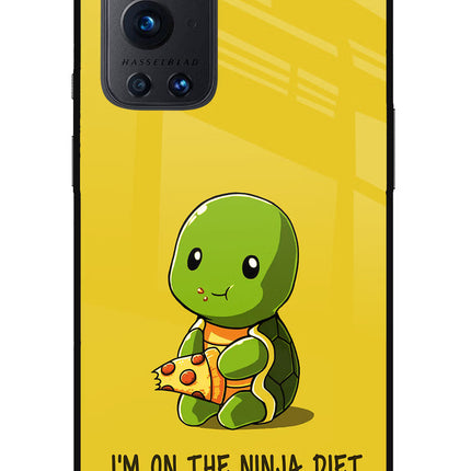 I'm on Ninja Diet Oneplus 9 Pro Glass Case Back Cover by Casekaro