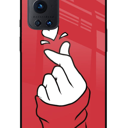 Korean Love Sign Oneplus 9 Pro Glass Case