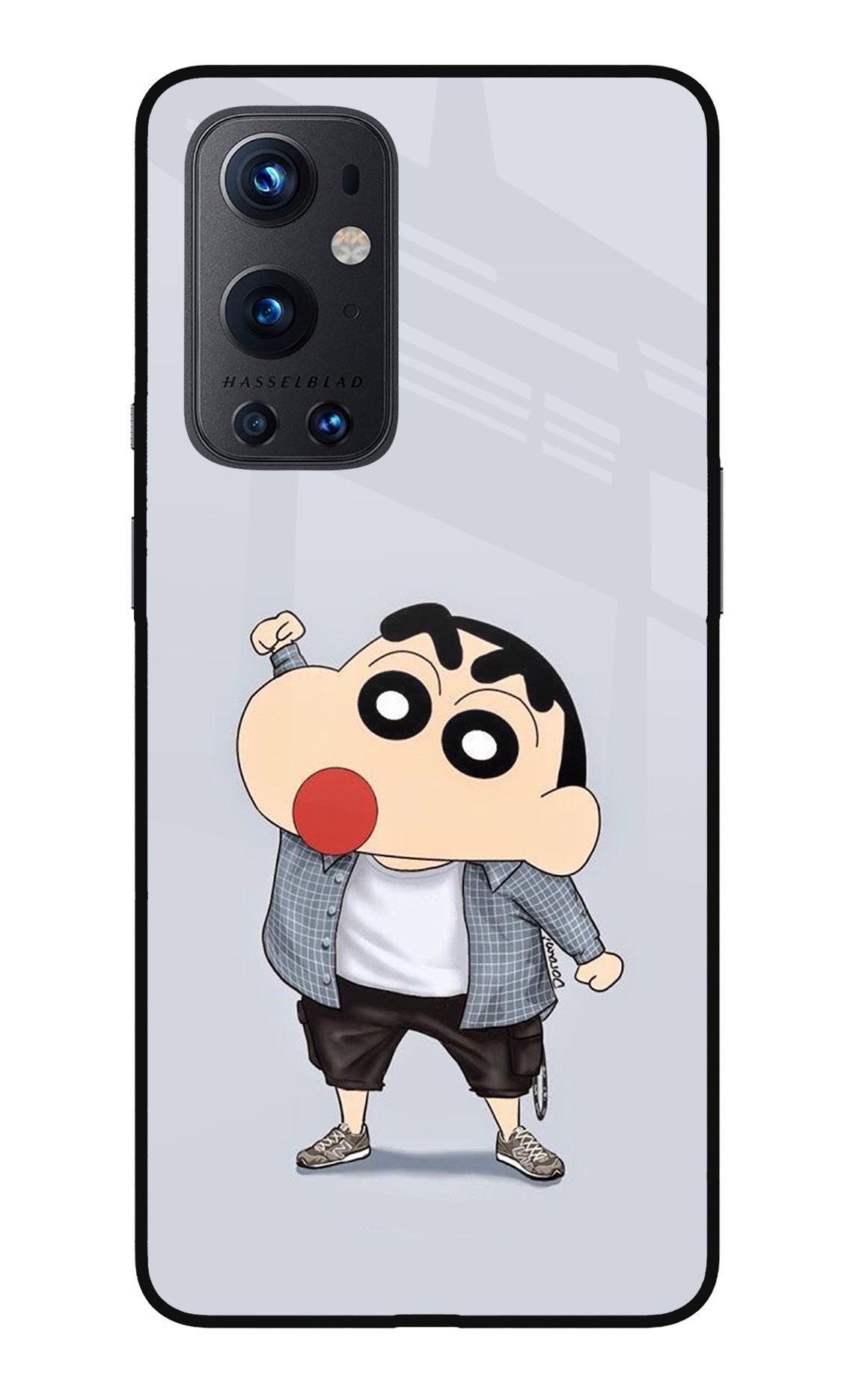 Shinchan Oneplus 9 Pro Glass Case