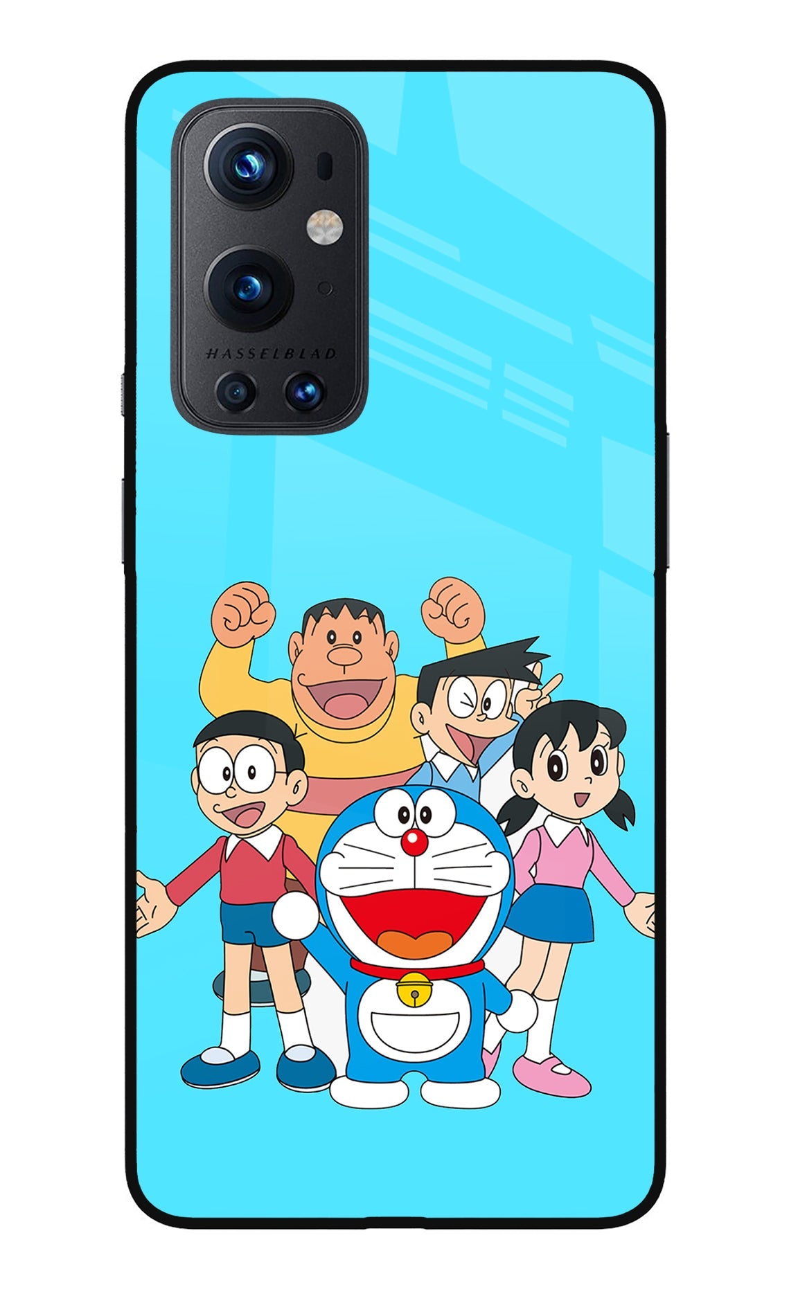 Doraemon Gang Oneplus 9 Pro Glass Case