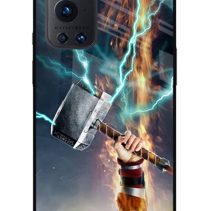 Thor Hammer Mjolnir Oneplus 9 Pro Glass Case