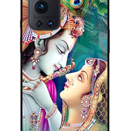 Lord Radha Krishna Oneplus 9 Pro Glass Case
