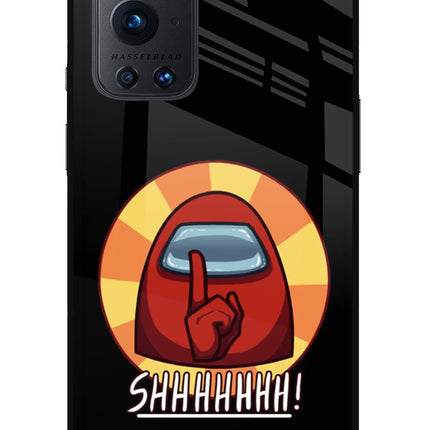 Among Us Shhh! Oneplus 9 Pro Glass Case