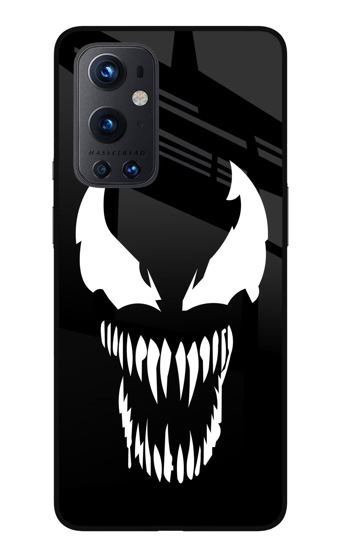 Venom Oneplus 9 Pro Glass Case Back Cover by Casekaro