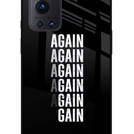 Again Again Gain Oneplus 9 Pro Glass Case