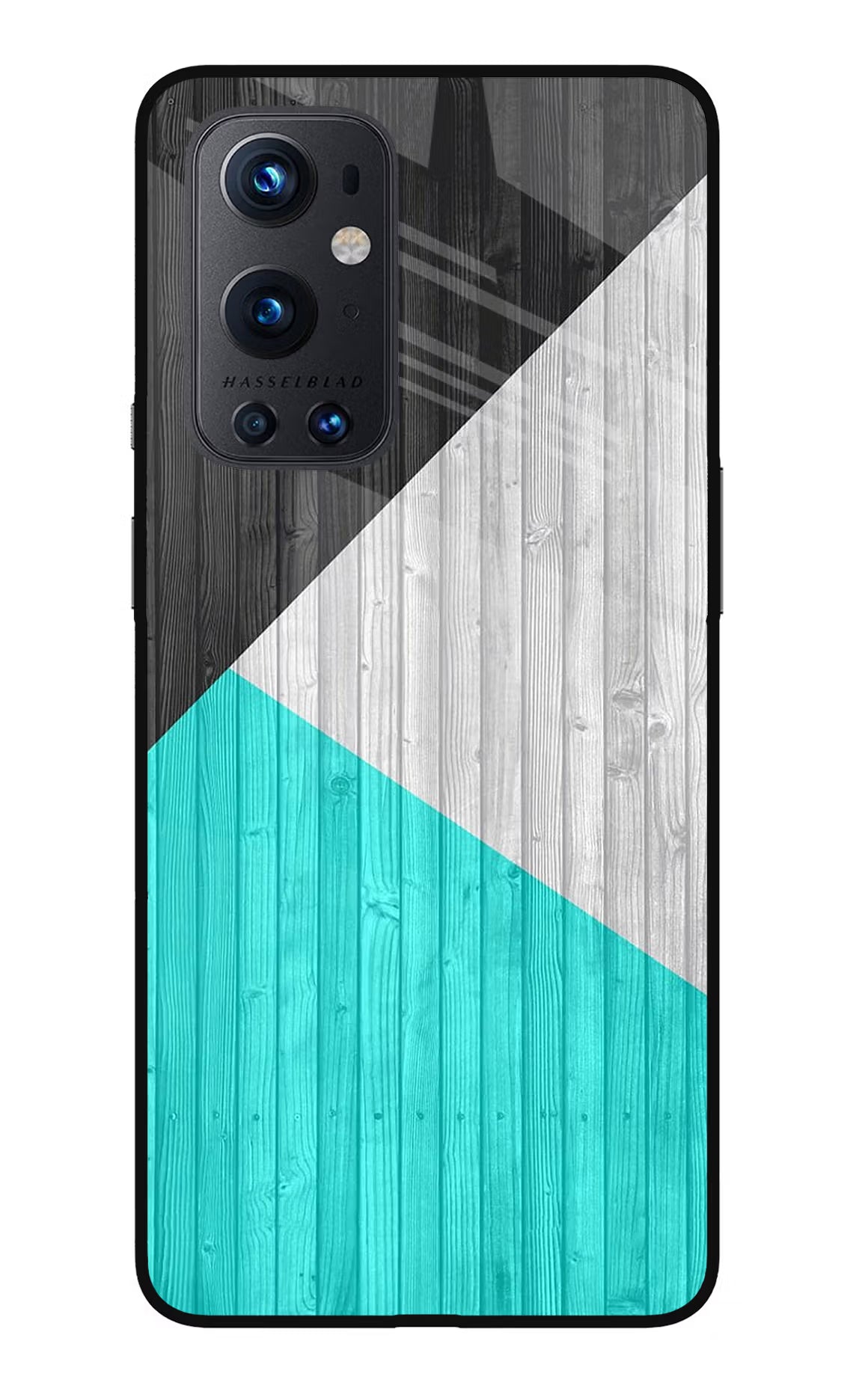 Wooden Abstract Oneplus 9 Pro Glass Case Back Cover by Casekaro