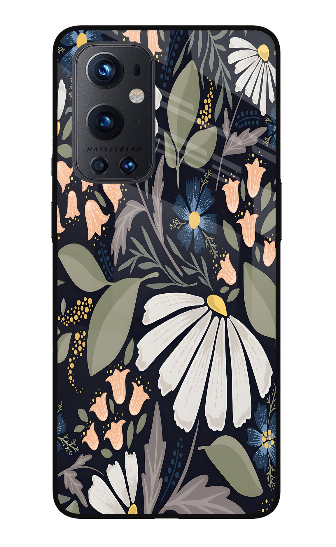 Flowers Art Oneplus 9 Pro Glass Case