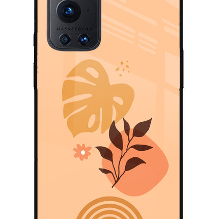 Bohemian Art Oneplus 9 Pro Glass Case Back Cover by Casekaro