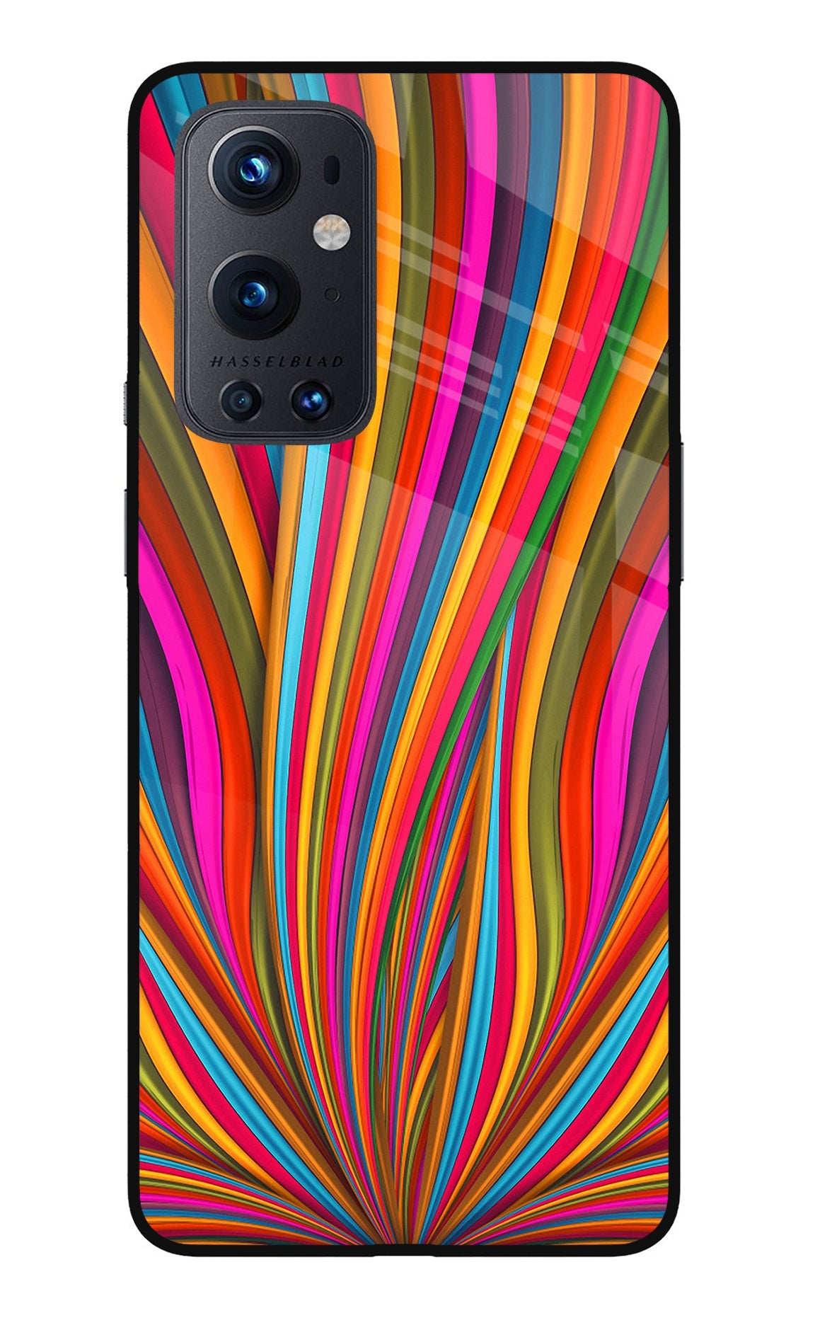 Trippy Wavy Oneplus 9 Pro Glass Case