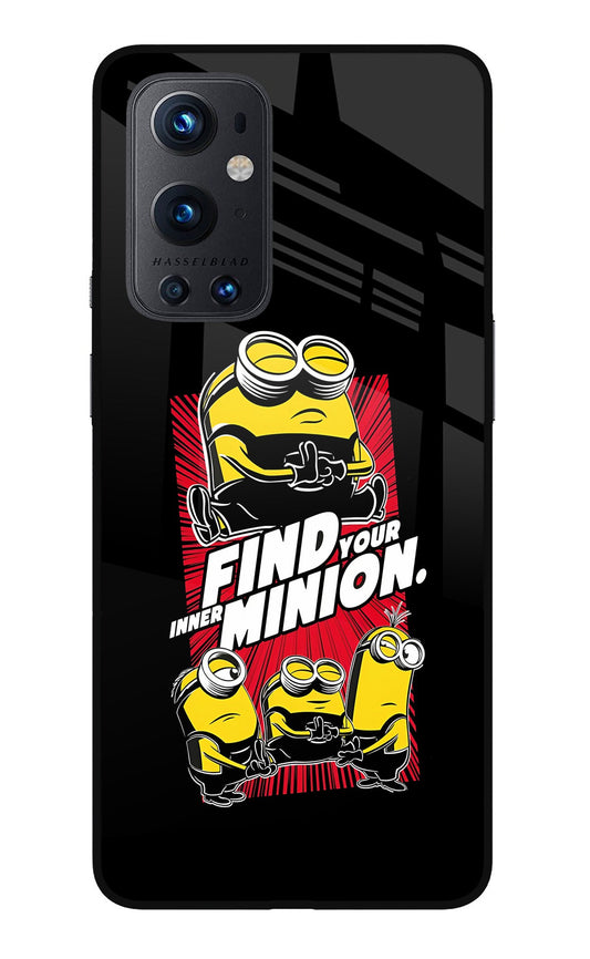 Find your inner Minion Oneplus 9 Pro Glass Case