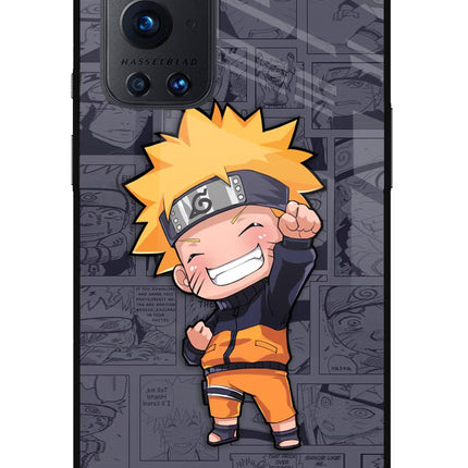Chota Naruto Oneplus 9 Pro Glass Case Back Cover by Casekaro