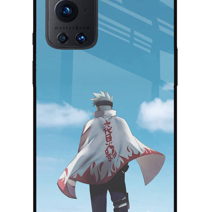 Kakashi Oneplus 9 Pro Glass Case Back Cover by Casekaro