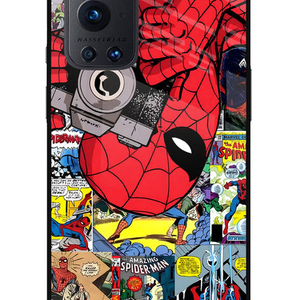 Spider Man Oneplus 9 Pro Glass Case