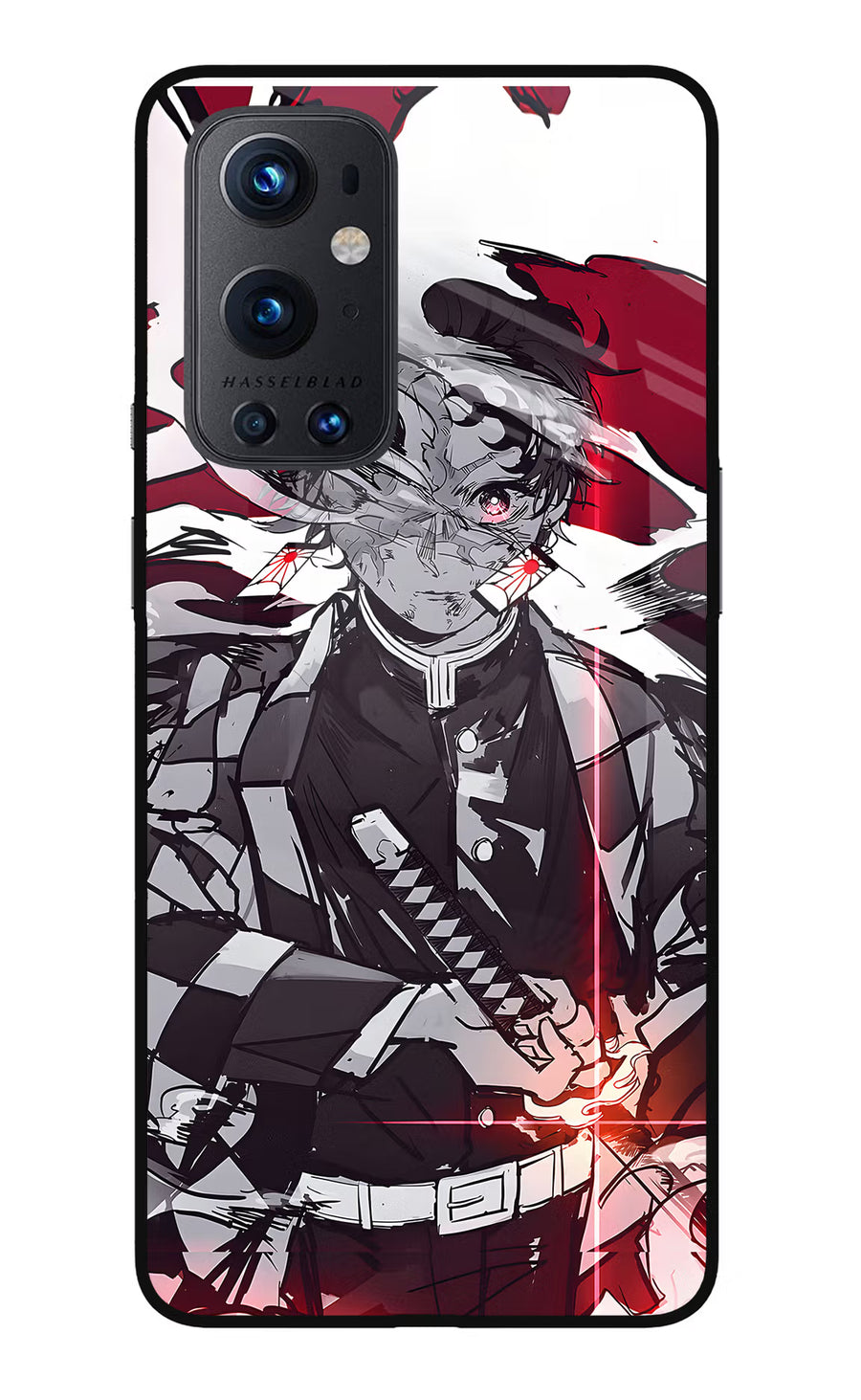 Demon Slayer Oneplus 9 Pro Back Cover, Glass case