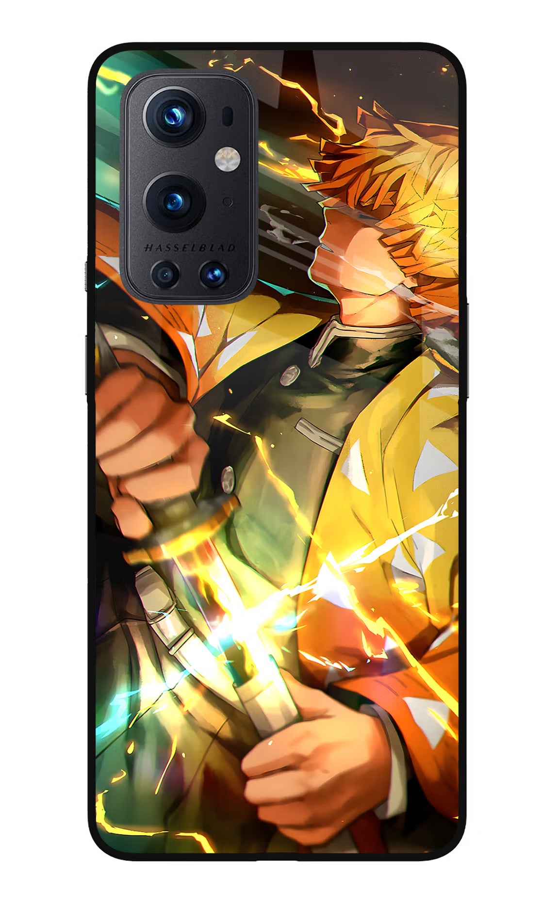 Demon Slayer Oneplus 9 Pro Glass Case Back Cover by Casekaro